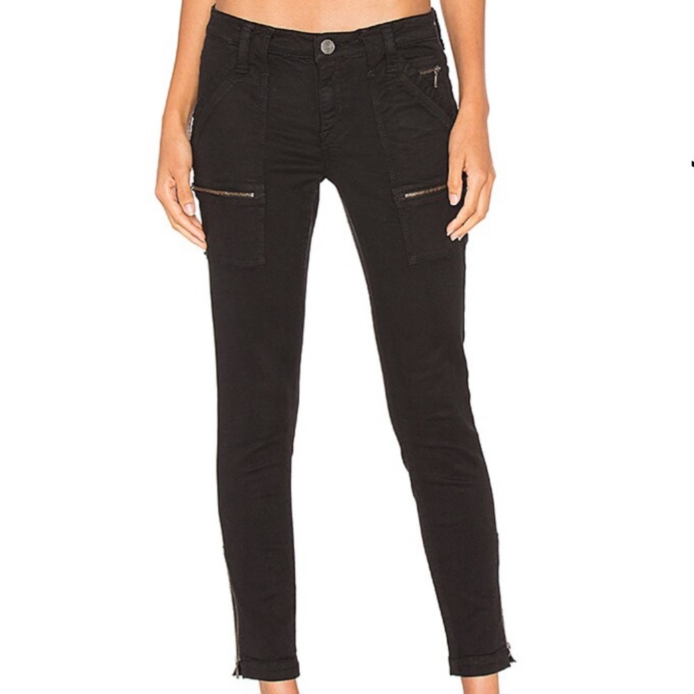 Joie Park Skinny B coated leather-like pants size 27